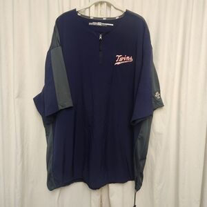 Twins Navy and Gray Men's Jersey